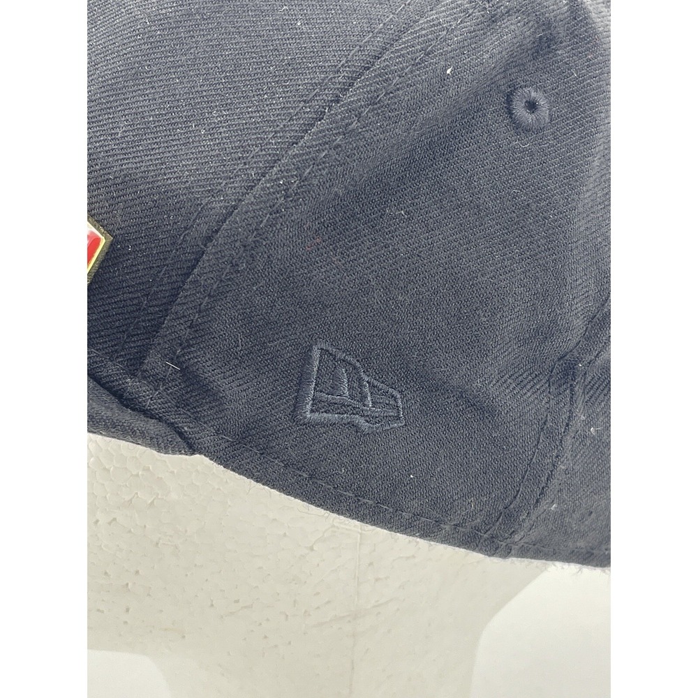 New York Yankees Snapback Hat Cap Logo Black Gold New Era GOLD MLB PIN‎ RARE - Picture 11 of 12